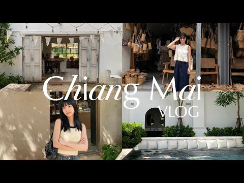【VLOG】泰國清邁好文藝 手作雜貨市集 文青藝術村 平價米其林 泰式按摩評比+我的頭髮保養|Chiang Mai Thailand 2024
