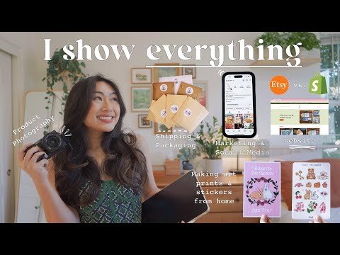 How I launched my art shop & grew my following 2 months after becoming a full-time artist