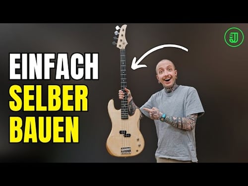 Der einfachste Weg einen E-BASS SELBER zu BAUEN (in nur einem Tag)! 😲🤩 | Jonas Winkler