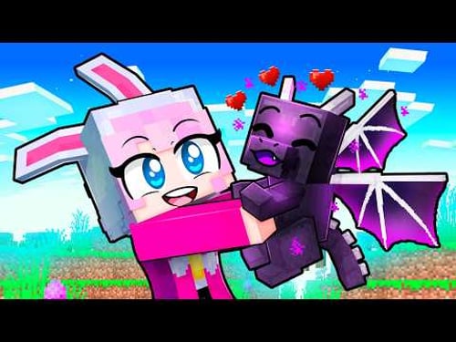 Training our BABY DRAGON in Minecraft!