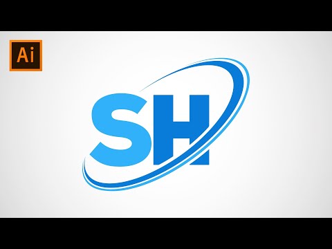 Illustrator tutorial : How to make Circle Letter Shape Logo in Adobe illustrator