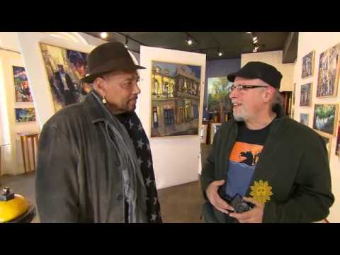 Capturing Aaron Neville on canvas