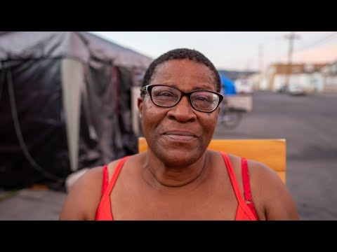 Oakland Homeless Woman on Her Fall into Homelessness, Living in a Tent City, and Drug Addiction