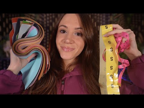 ASMR Full Body Measuring & Color Analysis 🌈 (typing, measuring, personal attention)