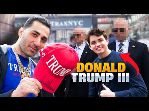 Donald Trump's Grandson Shops For A Rolex