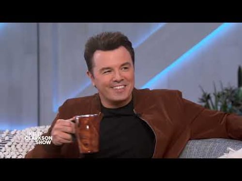 Seth MacFarlane tells Kelly Clarkson He made Star Trek shrine in sister's bedroom as teenagerfamily