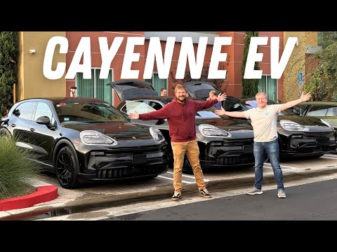 Porsche Cayenne EV Prototype Range Drive! 70-MPH Highway Cruising Shows Good Efficiency