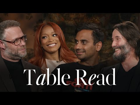 Keanu Reeves, Keke Palmer, Seth Rogen & Aziz Ansari Talk 'Good Fortune' at Esquire’s Table Read