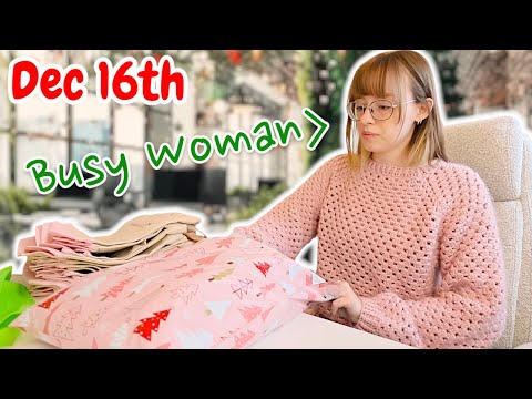 Just your average small business day | PassioKnit Vlogmas 2025 Day 16