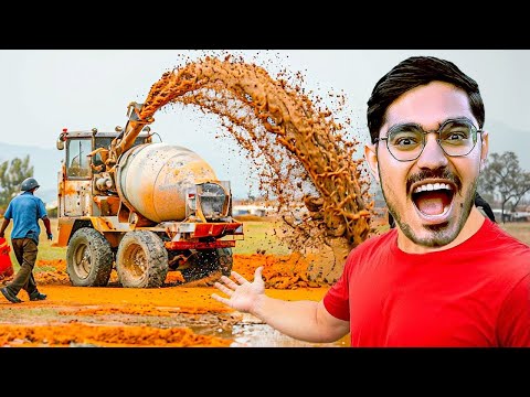 Crazy XYZ New VIdeo : Cement Mixture Machine vs Elephant Toothpaste इतना झाग पहले कभी नहीं देखा!