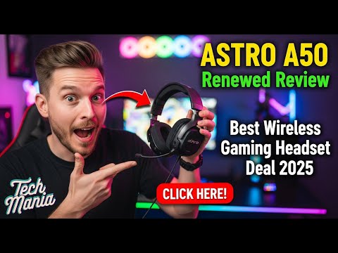 ASTRO A50 Renewed Review - Best Wireless Gaming Headset Deal 2025 | Tech Mania