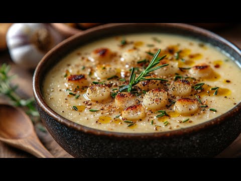 Diese Cashew Knoblauchsuppe ist besser als jedes gesunde Abendessen.