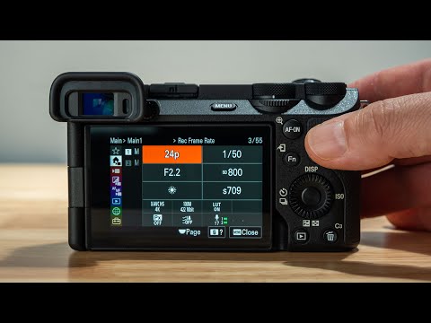 Sony a6700 Video Settings - Full Menu Setup