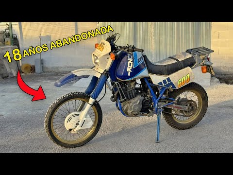 I RESTORE a SUZUKI DR 600 ABANDONED for 18 YEARS