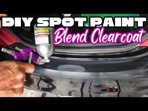 DIY GUIDE : Small auto paint repair and CLEAR COAT BLEND