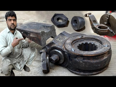 The Mechanic Repaired The Rusty, Broken Wheel Brake Adjuster in New Way From Extermly Well…