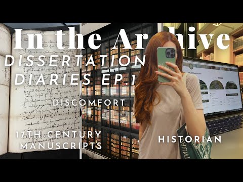 Dissertation Diaries Ep 1 | Yale History PhD Student in the National Archives in London