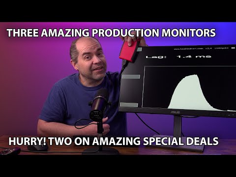 Three Favorite Video Monitors for Live Production (Two on very special limited-time deals!)
