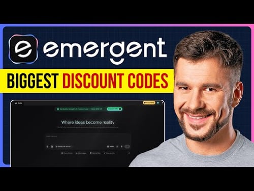 Emergent AI Promo Code | Emergent AI Discount Code | Emergent AI Coupon Code
