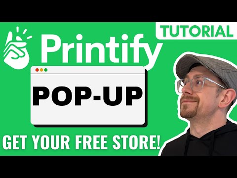Printify Popup - Get Started with Print on Demand for Free