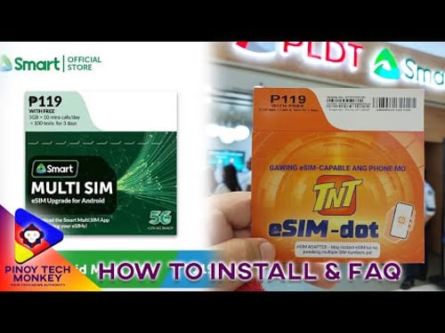 Smart Multi SIM / TNT eSIM-dot How to Install eSIM and FAQs | Pinoy Tech Monkey