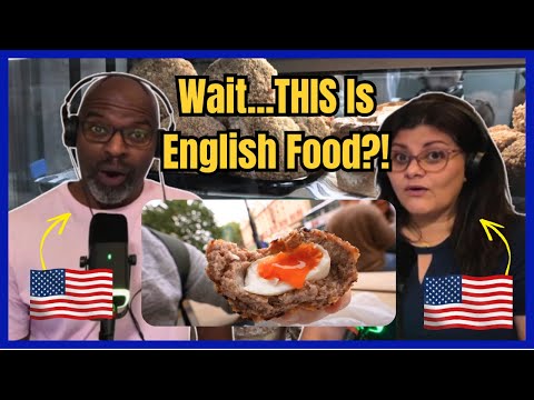 TOP 10 English Street Foods | Americans React