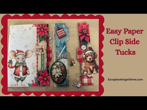 EASIEST LARGE PAPER CLIP SIDE TUCK EVER!