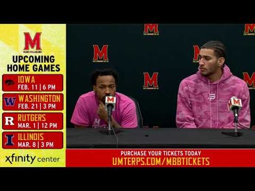 Maryland Basketball | Buzz Williams & Players Preview Iowa | Press Conference | 2/10/26