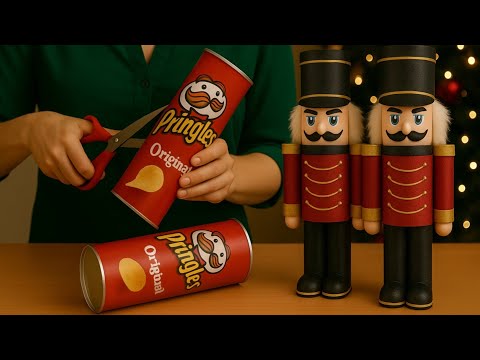 DON'T THROW AWAY👍 I Made Lots of Pringles Cans and Sold Them All - Crafts, Christmas Decoration