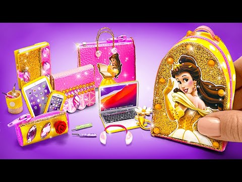 Let's Make Glittery School Supplies For Princess ๐ธ