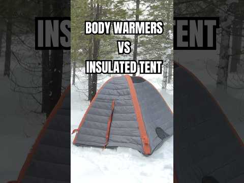 Body Warmers VS Insulated Tent #camping #campinghack #hottentcamping