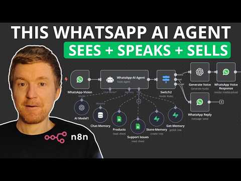 Build Your OWN WhatsApp AI Agent That Can SEE, SPEAK and SELL (n8n + No-Code)