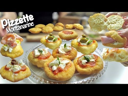PIZZETTE FRITTE MONTANARINE π Croccanti fuori Sofficissime e Asciutte dentro π