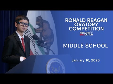 Ronald Reagan Oratory Competition Finals - Middle School