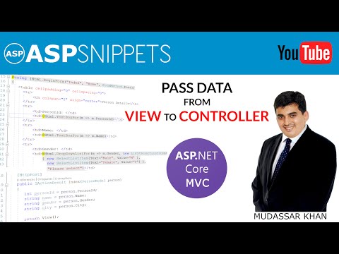Pass (Get) data from View to Controller in ASP.Net Core MVC