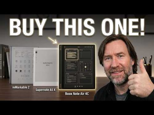 reMarkable vs Supernote vs Boox - Often Overlooked Comparisons