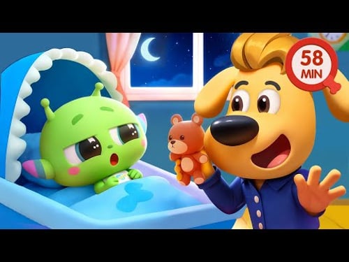Police Help Baby Alien Sleep | Bedtime Story | Kids Cartoon | Sheriff Labrador