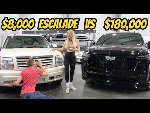 $8000 Cadillac Escalade vs. $180,000 Escalade V. The luxury barge icon turns 25!
