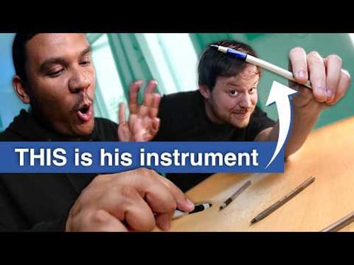 You won’t believe how great his pens sound. (w/ Lennie Simo: Professional Pen Tapper)