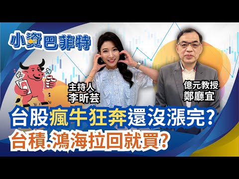鄭廳宜曝鴻海400有機會! 大盤vs.台積會漲到"這時候".. 台股一路飆不回頭? 鄭廳宜揭AI大時代選股秘技|94要賺錢 李昕芸feat.鄭廳宜