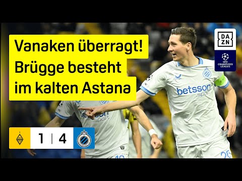 Kairat Almaty - FC Brügge | UEFA Champions League | DAZN Highlights