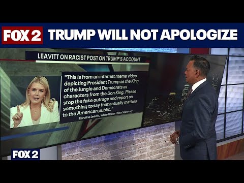 Racist video posted, then deleted from Trump's social media