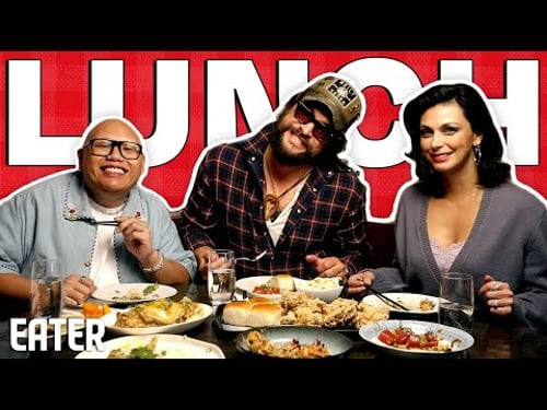 Jason Momoa, Morena Baccarin, and Jacob Batalon Try NYC's Best Hawaiian Food — Let's Do Lunch