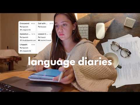 days in my life studying 3 languages (& making a new study plan) ⭐️ spanish, french, russian