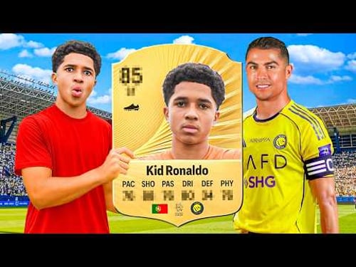 Kid Ronaldo Took A Pro Football Test & Got His FC 26 Rating