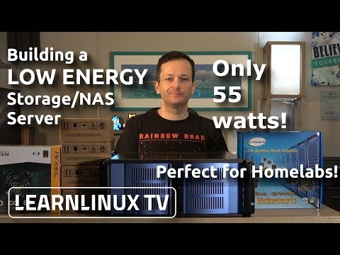 Building a Low Energy Storage Server for your Office/Homelab