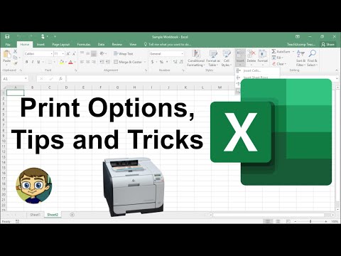 Excel Print Options, Tips and Tricks Tutorial