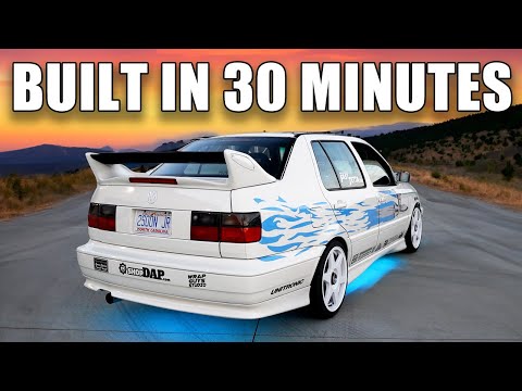 Complete Modern Fast and Furious Jetta Built in 30 Minutes