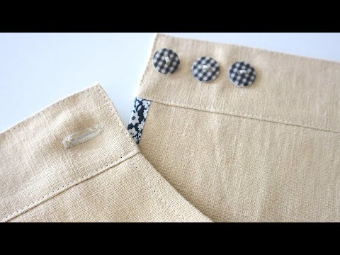 I spotted an idea for a clever clasp in a fashion house. Now the pants can be fastened at any weight