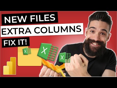 COMBINE FROM FOLDER in Power BI | What to do when new columns don't show?!